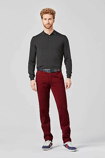 MEYER Chinos "Bonn", Super-Stretch Winter Twill günstig online kaufen