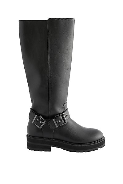 Next Forever Comfort® Kniehohe Biker-Stiefel Bikerboots günstig online kaufen