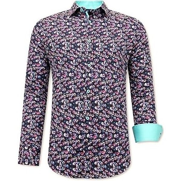 Tony Backer  Hemdbluse Paisley Bluhemd günstig online kaufen