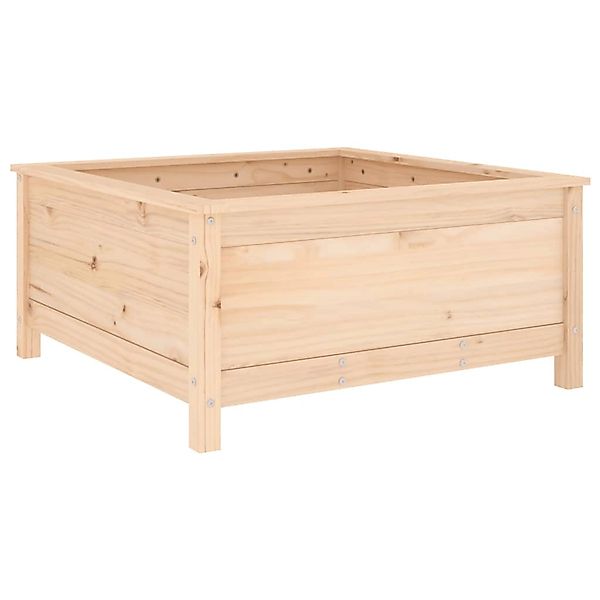 vidaXL Pflanzkübel 82,5x82,5x39 cm Massivholz Kiefer 825296 günstig online kaufen