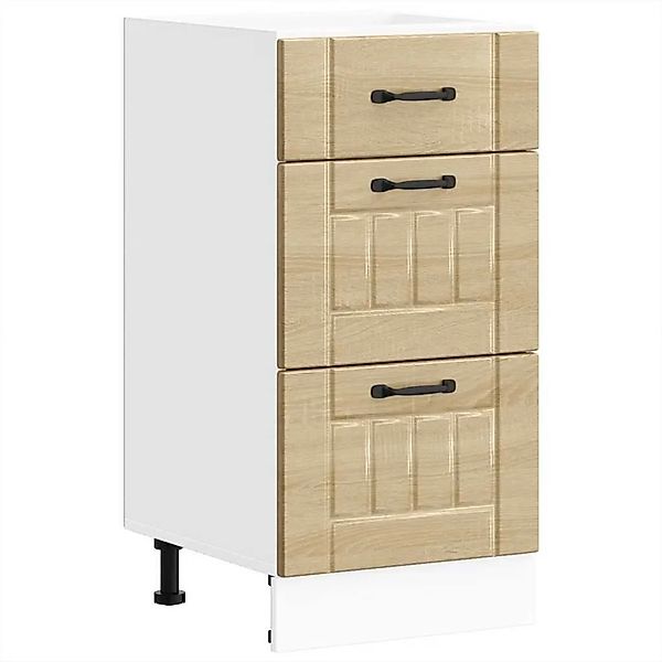 vidaXL Küchen-Unterschrank Lucca Sonoma-Eiche Holzwerkstoff 854233 günstig online kaufen
