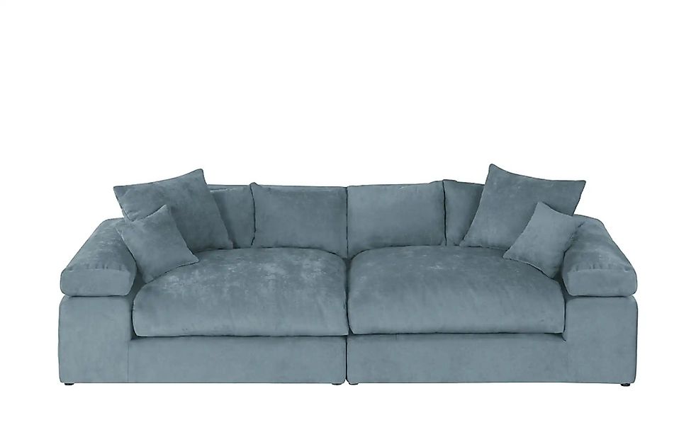 smart Big Sofa im modernem Cord Lianea ¦ blau ¦ Maße (cm): B: 260 H: 86 T: günstig online kaufen