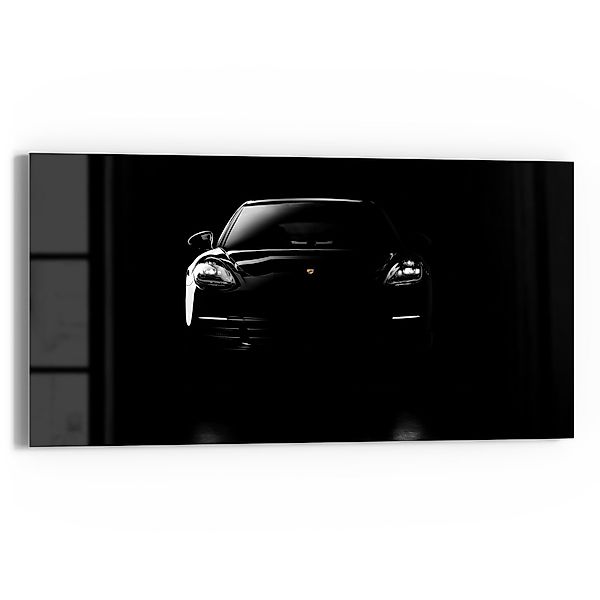 DEQORI Glasbild 'Porsche Panamera Front', 'Porsche günstig online kaufen