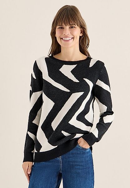 CECIL Strickpullover mit grafischem Muster günstig online kaufen
