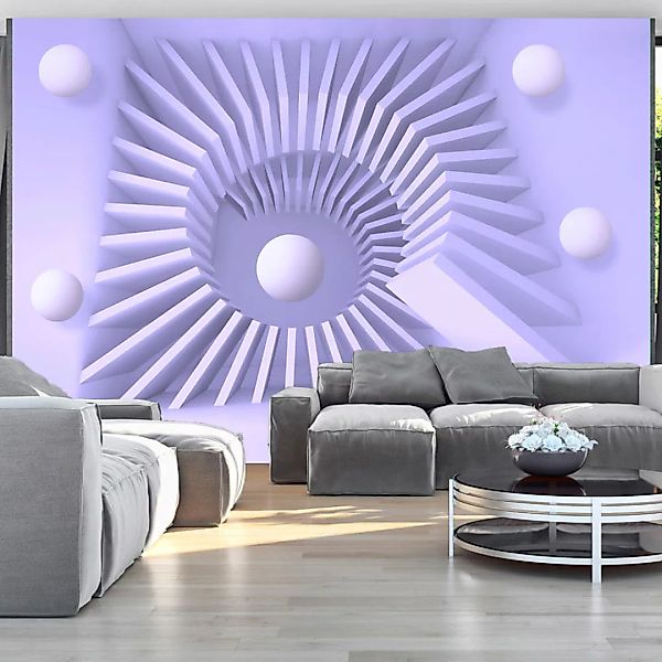 Selbstklebende Fototapete - Lavender Maze günstig online kaufen