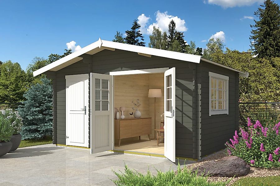 Nordic Holz Gartenhaus "2-Raum Haus Keila 34" günstig online kaufen
