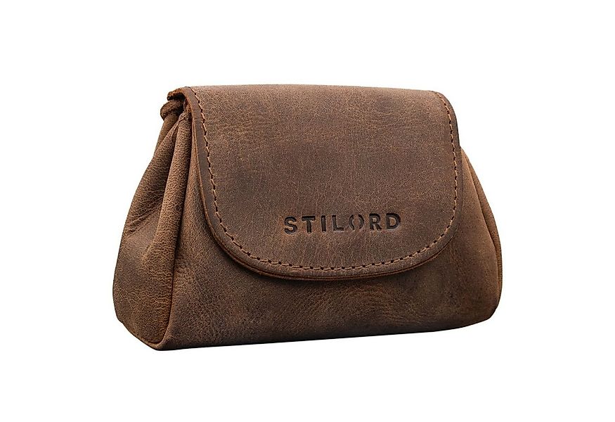 STILORD Geldbörse "Bronn" Vintage Lederbeutel Kleingeld Müzbeutel aus echte günstig online kaufen