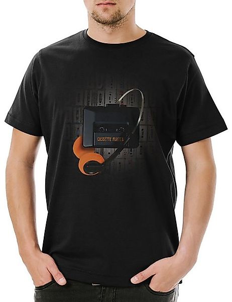 Urban Backwoods Print-Shirt Cassette Player I Herren T-Shirt Audio Kassette günstig online kaufen