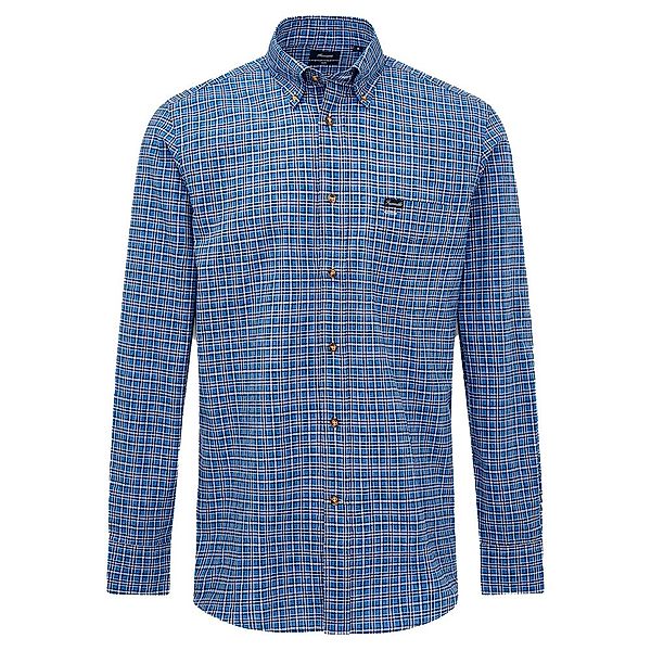 FaÇonnable Sportswear Club Bd Melange Check Shirt M Blue / Navy günstig online kaufen