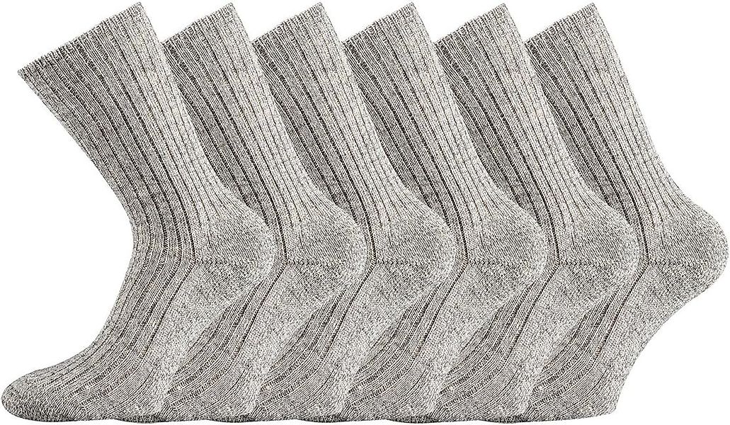 FussFreunde Norwegersocken 6 Paar Wollsocken, 100% günstig online kaufen