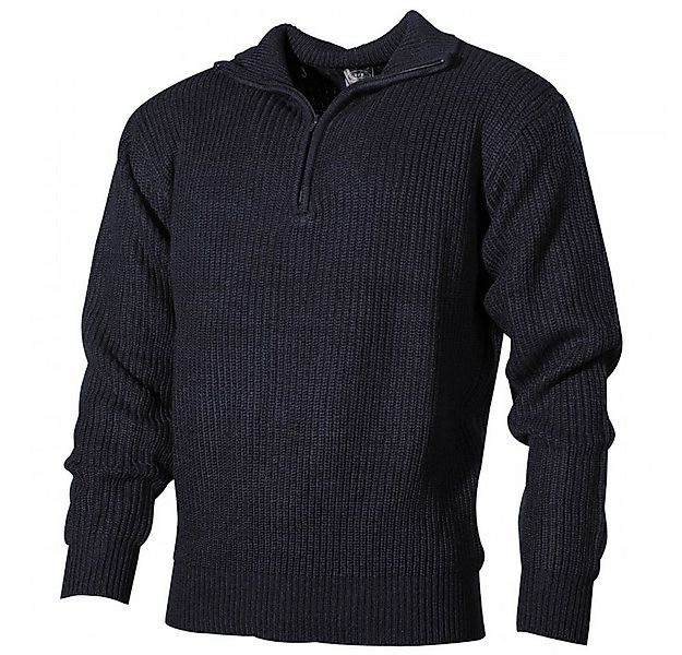 MFH Troyer Pullover, Troyer, blau, mit Reißverschluß - S günstig online kaufen