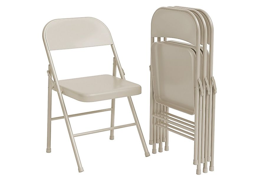 GarveeMore Klappstuhl mit Metallrahmen halten bis zu 350lbs,(4st)tragbare K günstig online kaufen