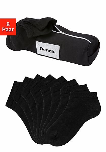 Bench. Sneakersocken, (Federtasche, 8 Paar), in ansprechendem Mäppchen mit günstig online kaufen