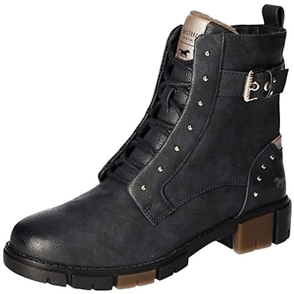 Mustang Shoes Mustang Shoes Stiefelette Lederimitat Schnürstiefelette günstig online kaufen