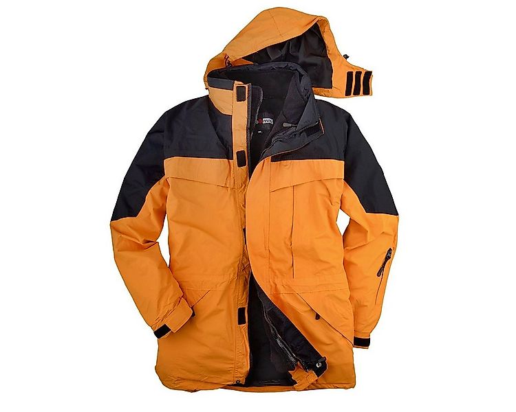 marc & mark Funktionsjacke Marc & Mark 3-in-1 Funktionsjacke XXL softorange günstig online kaufen
