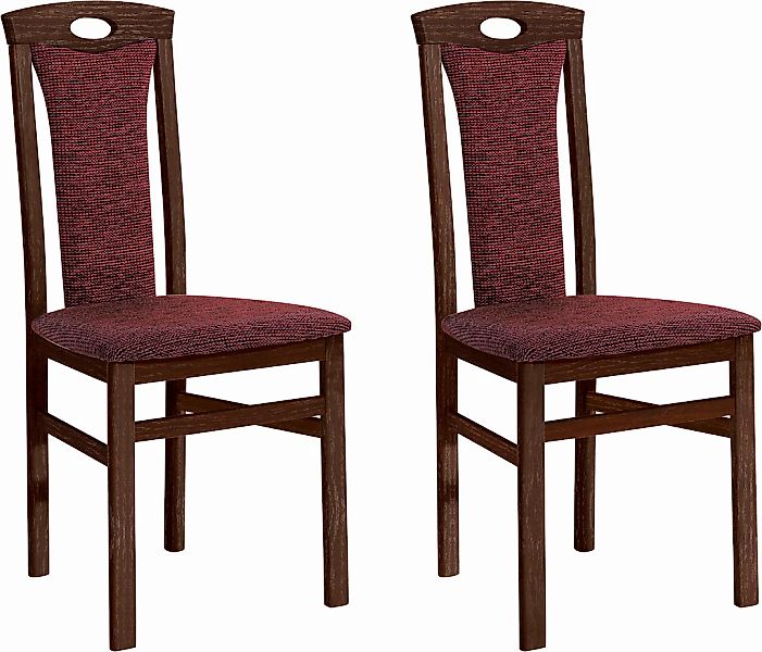 Home affaire 4-Fußstuhl »Kasia«, (Set), 2 St., Struktur günstig online kaufen