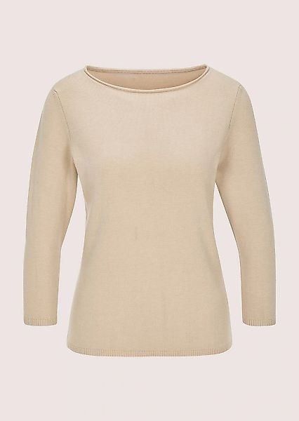 MADELEINE Longpullover "Feinstrickpullover Basic-Pullover mit Rollkante" El günstig online kaufen