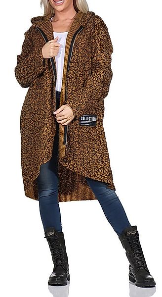 simaranda Kapuzennickijacke Damen Jacke 29503 38-44 Senf mit Kapuze günstig online kaufen