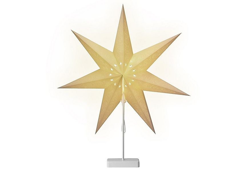 Casaria Dekostern, 1 St., LED Weihnachtsstern Kabellos 60cm mit Ständer Bel günstig online kaufen