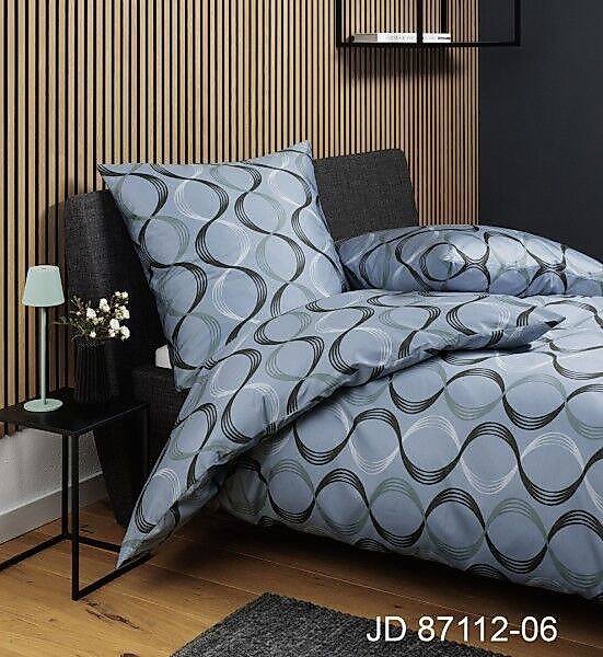 Janine Janine Mako-Satin Bettwäsche J. D. 87112 gletscherminze Größe:  155x günstig online kaufen