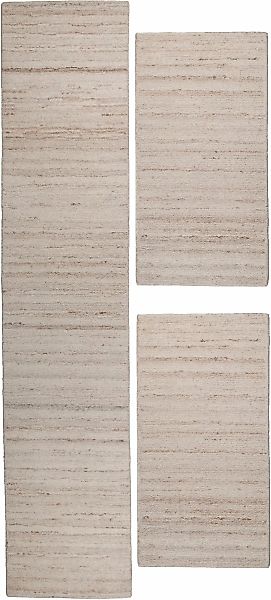 THEKO Wollteppich  Royal Berber  ¦ beige ¦ Wolle ¦ Maße (cm): B: 70 H: 1,8 günstig online kaufen