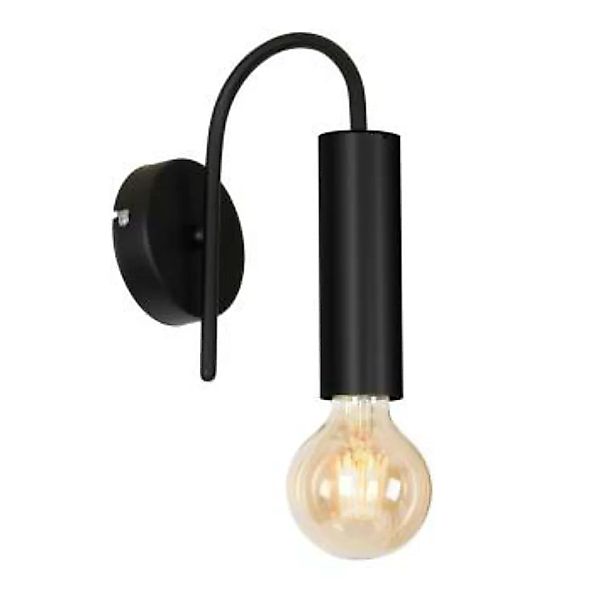 Wandlampe Schwarz Metall Modern für E27 günstig online kaufen