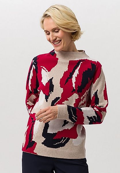 FRANK WALDER Strickpullover im Jaquard-Muster günstig online kaufen