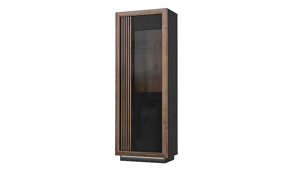 Vitrine   Sevilla ¦ schwarz ¦ Maße (cm): B: 73 H: 197 T: 42.0 Schränke > Vi günstig online kaufen