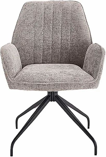 Home affaire Drehstuhl »Campanet« () 2 Stk.moderner Drehstuhl mit gepolster günstig online kaufen