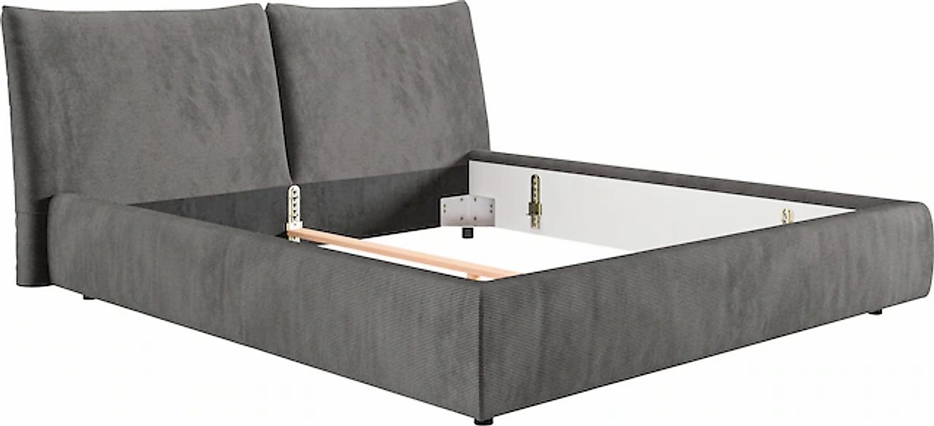 PLACES OF STYLE Polsterbett "Priora in 4 Breiten bis 200cm" auch in NaturLE günstig online kaufen