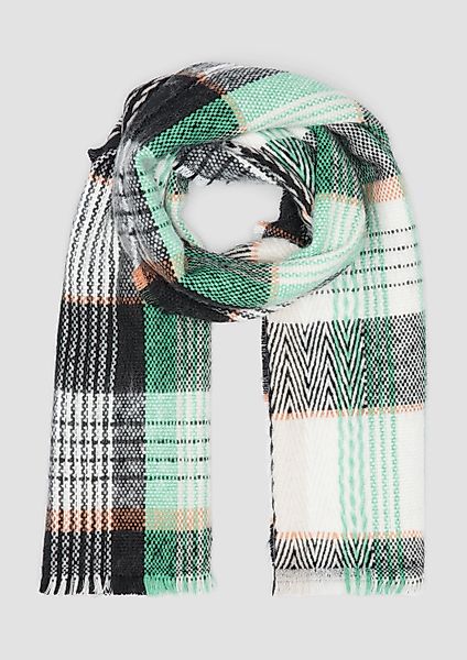 s.Oliver Schal Tuch, Karierter Schal mit günstig online kaufen