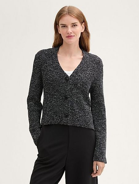 TOM TAILOR Cardigan Strickjacke in Melange Optik günstig online kaufen