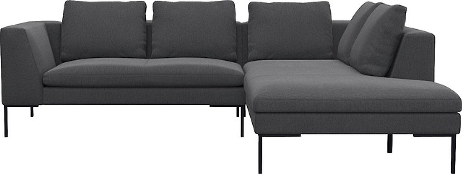 FLEXLUX Ecksofa »Loano, superbequemer Sitzkomfort durch Kaltschaum im Sitz, günstig online kaufen