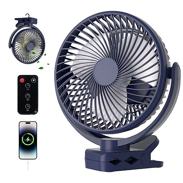 Tukrool Mini USB-Ventilator Ventilator mit Licht, günstig online kaufen