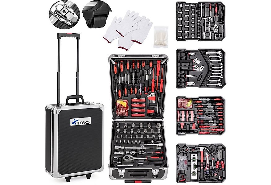 TRESKO Werkzeugset 949 teilig Werkzeugkoffer Werkzeugkasten, Werkzeugkiste günstig online kaufen