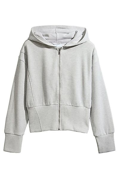 Next Kapuzenpullover Gerippte Kapuzenjacke mit Reißverschluss (1-tlg) günstig online kaufen