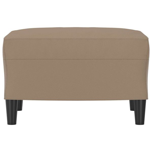 vidaXL Polsterhocker Fußhocker Cappuccino-Braun 60x50x41 cm günstig online kaufen