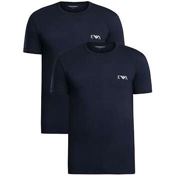 Emporio Armani  Pyjamas/ Nachthemden 2er-Pack Lounge-T-Shirts mit Rundhalsa günstig online kaufen