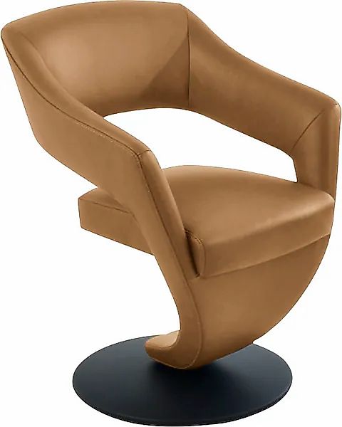 K+W Komfort & Wohnen Drehstuhl »Kansas« () Design Leder-Drehsessel mit hohe günstig online kaufen