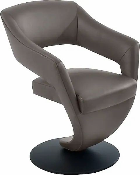 K+W Komfort & Wohnen Drehstuhl »Kansas« () Design Leder-Drehsessel mit hohe günstig online kaufen