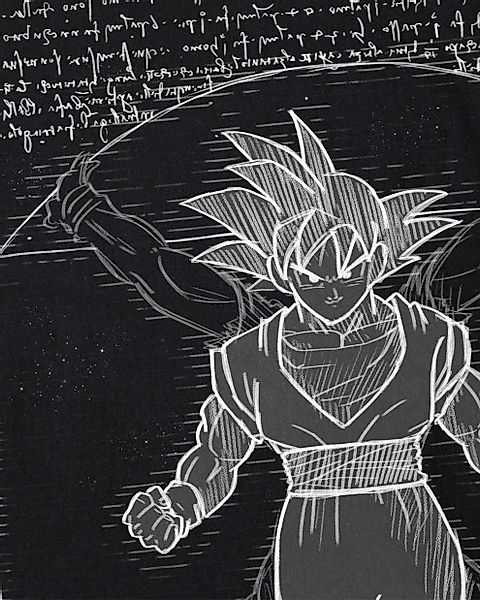 style3 T-Shirt Vitruvianischer Son-Goku da vinci günstig online kaufen