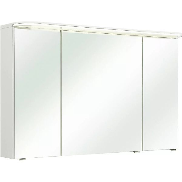 Pelipal Spiegelschrank Quantum 05 Weiß Hochglanz 120 cm mit Softclose Türen günstig online kaufen