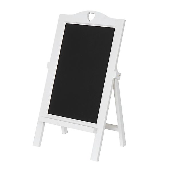 PROREGAL Werbetafel 66x39x33cm Weiß Lackiert Dekotafel günstig online kaufen