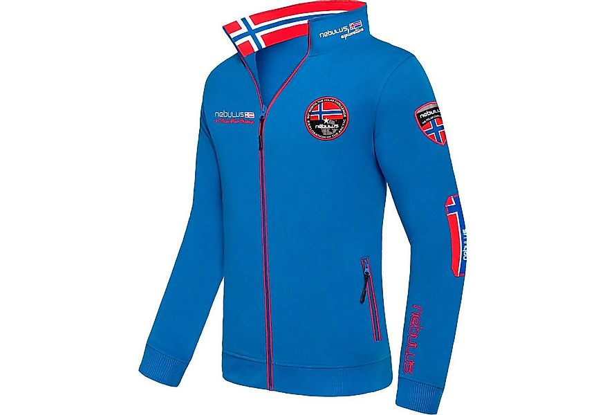 Nebulus Sweatjacke COMEBACK, P4119 - Herren, kobaltblau, M günstig online kaufen