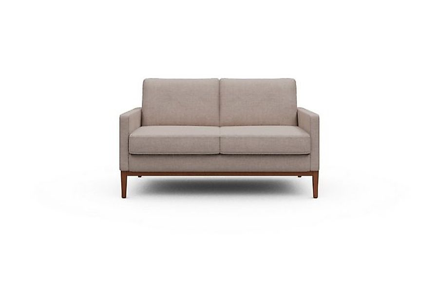 moebelfaktor Sofa Bodo 2-Sitzer, Retro-Design, elegante Linien, stabile Hol günstig online kaufen