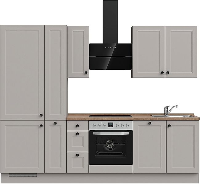 nobilia Küchenzeile ""Cascada II"", vormontiert, Breite 270 cm, Ausrichtung günstig online kaufen