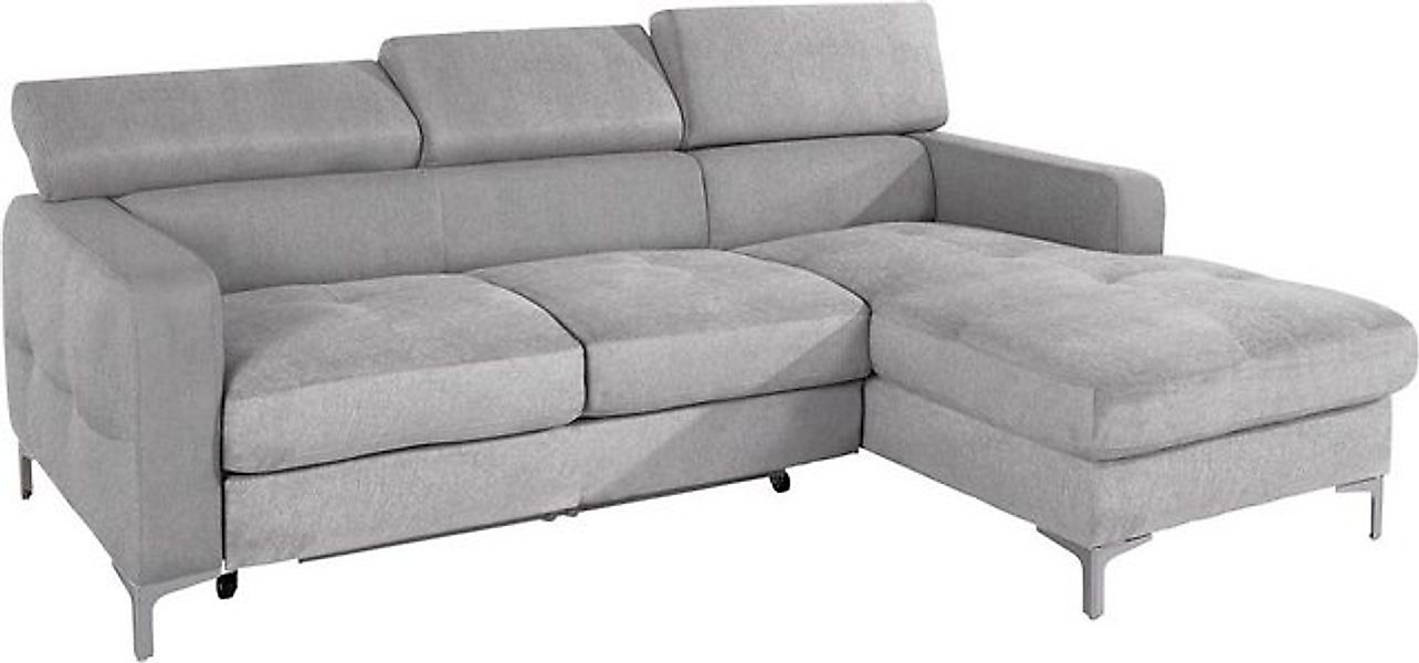 COTTA Ecksofa "Sammy L-Form", mit Kopfteilverstellung, wahlweise mit Bettfu günstig online kaufen