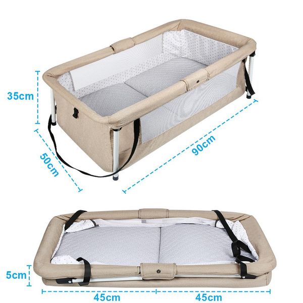 JEOBEST Baby-Reisebett 2-in-1 Reisebett, Faltbares Kinderreisebett günstig online kaufen