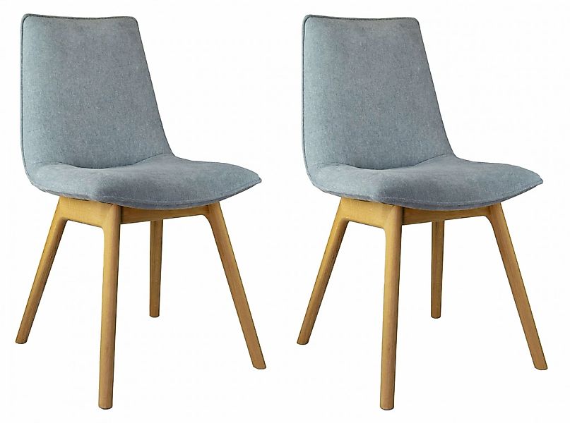 andas Esszimmerstuhl "Ramon", (Set), 2 St., Chenille, mit Massivholzbeinen, günstig online kaufen