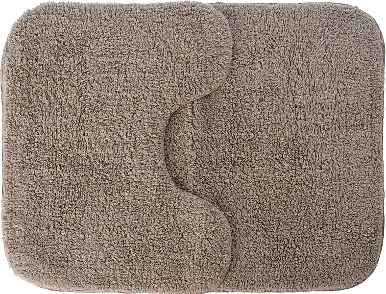 Koopman Badematte Beige, Höhe 1,5 mm, günstig online kaufen